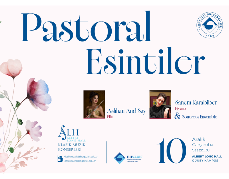 Pastoral Esintiler klasik müzik konseri afişi